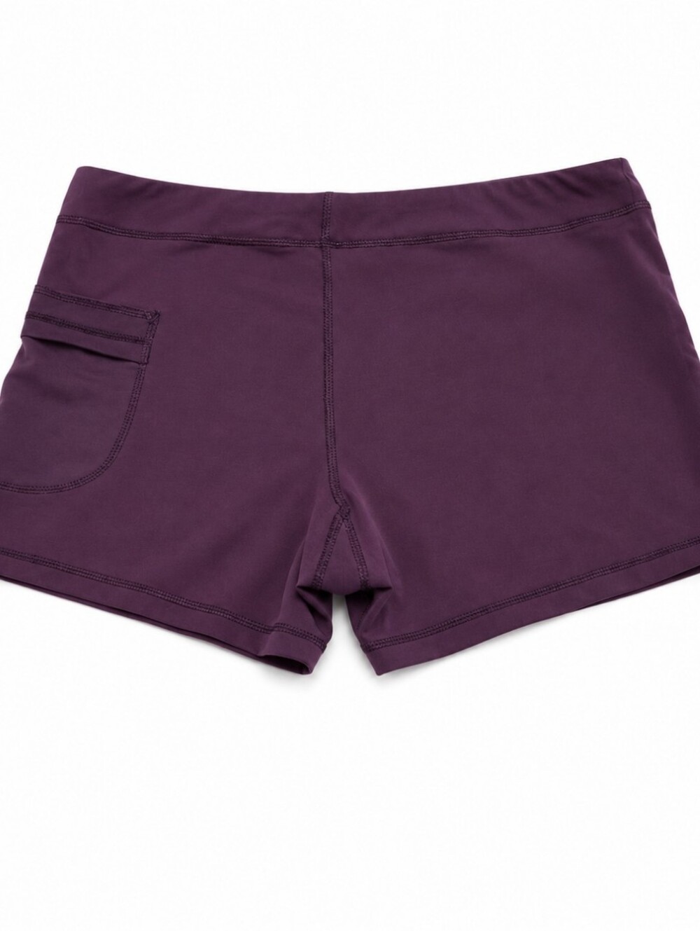 Lululemon Plum Purple Running Shorts Women’s Size 8 Side Pocket Yoga Gym